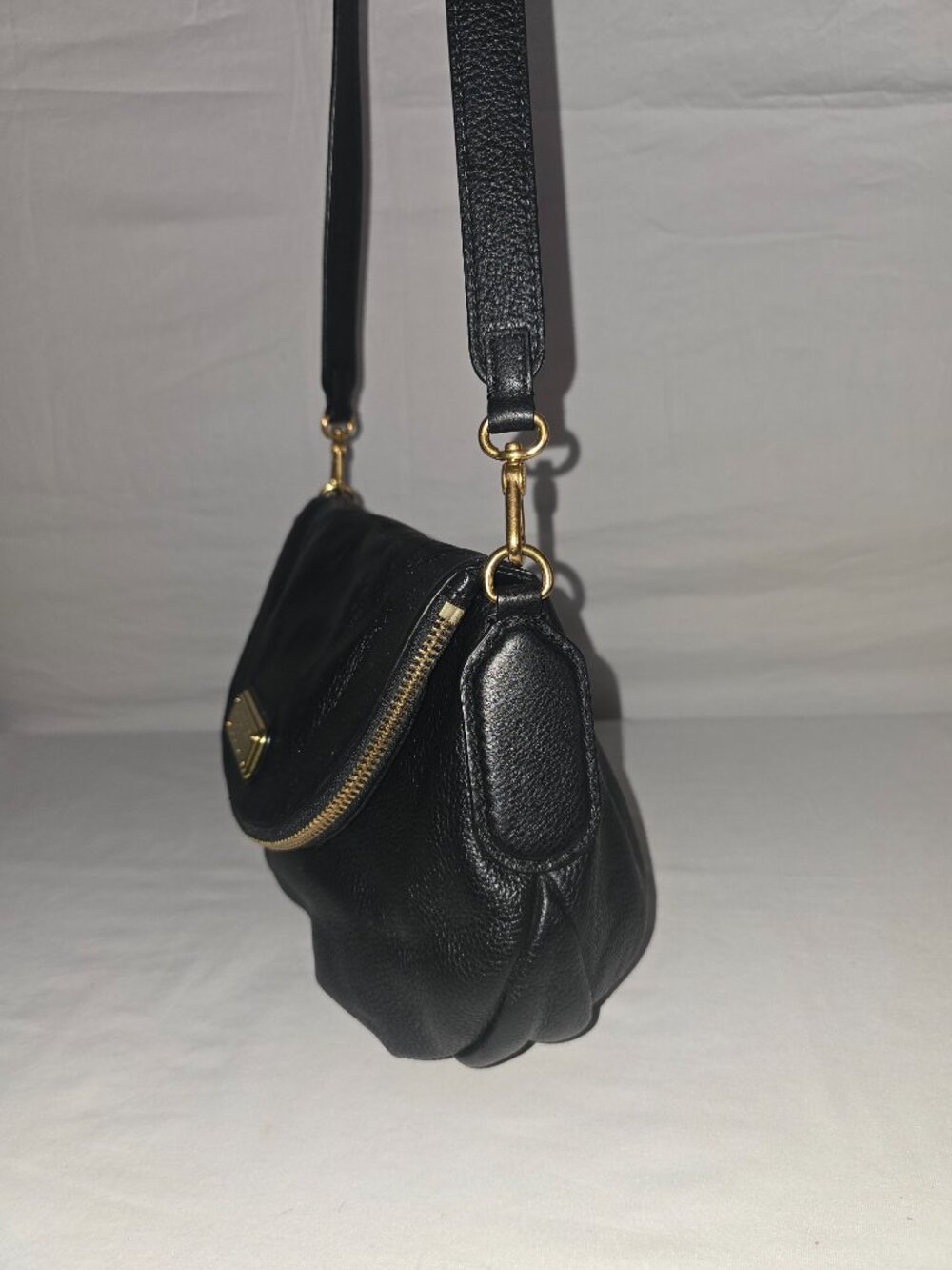 Marc by Marc Jacobs Classic Q Natasha Black Leather Crossbody Bag M0009408 - Picture 3 of 15